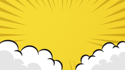 cartoon comic panel book background