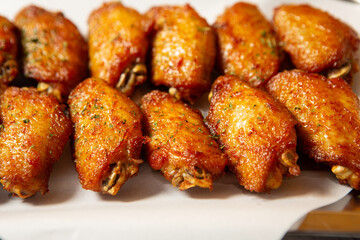 chicken wings on a plate