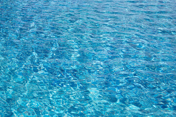 Water swimming pool surface for background.