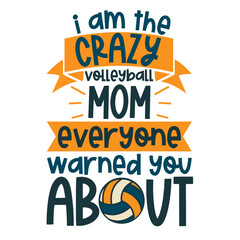 Volleyball lettering for greeting card design, signs, sport illustration. Festive decoration, t shirt design. Vector illustration