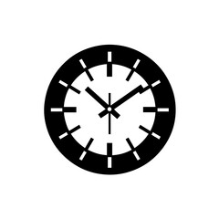 Wall clock  Logo Monochrome Design Style