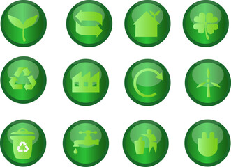 green eco icons