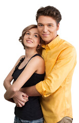Portrait of Happy Young Couple
