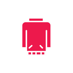 clothing fashion garment solid icon
