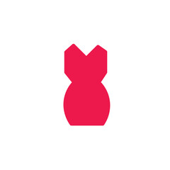 dress female feminine solid icon