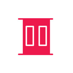 dress furniture interior solid icon