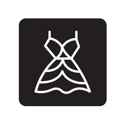clothes dress fashion solid icon