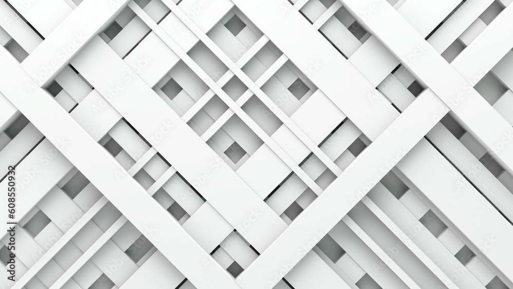 Poster abstract picture triangles and square with a white background.,abstract background,3d rendering