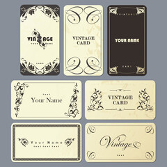 Vintage Business Card Collection