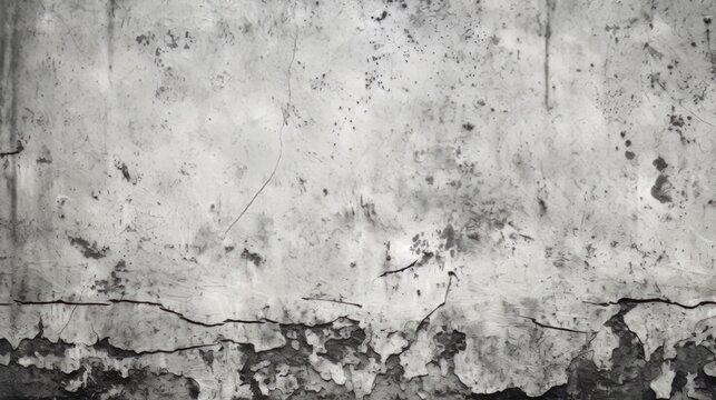 A textured wall in black and white. Generative ai