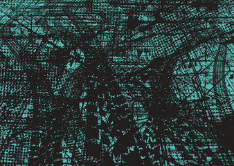 Aesthetic dotted design element. Duo tone poster . Modern art .Abstract composition . Half tone background. Halftone dots texture effect .Contemporary vector design