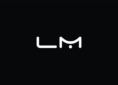  LM Letter logo design and vector logo