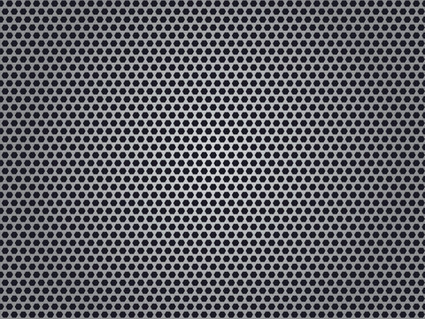Seamless Silver Metal Texture or Background. Vector Illustration