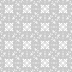 Beautiful background of modern seamless floral patterb