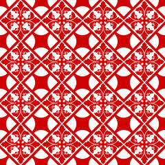 Fototapeta premium Abstract background of beautiful seamless floral pattern
