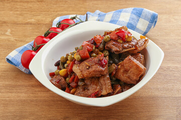 Roasted pork with oyster sauce