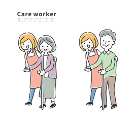 介護士　ヘルパー　女性