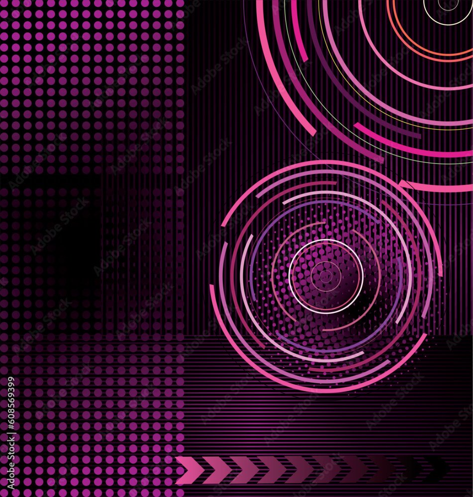 Poster abstract purple background