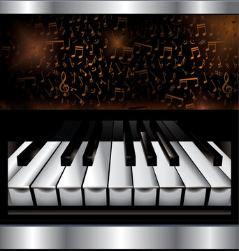 abstract piano background