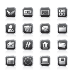 Simple Business and office icons - Vector Icon Set
