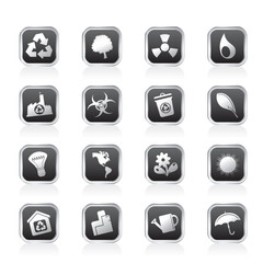 Ecology and Recycling icons - Vector Icon Set