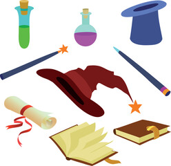 Naklejka premium Magic halloween