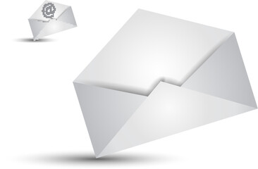 Global Shipping and Communication Email concept illustations