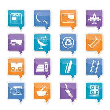 Business and industry icons - Vector Icon set 2