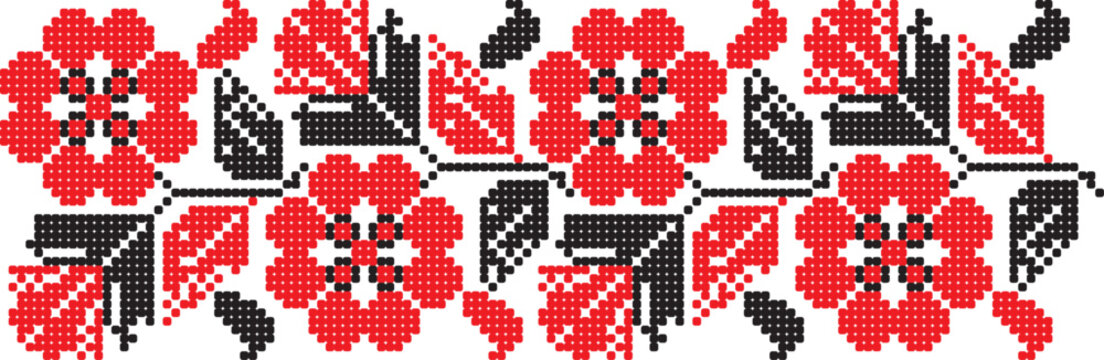 Traditional embroidery pattern