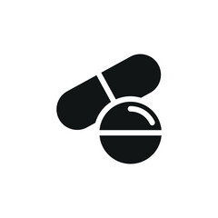 pills sign symbol glyph color vector icon