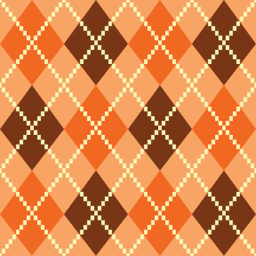 Vintage argile brown seamless pattern or background. Vector
