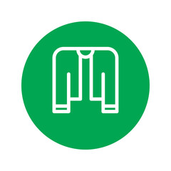 Clothes Fashion Jacket Solid Icon