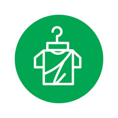 Clothes Fashion Skirt Solid Icon