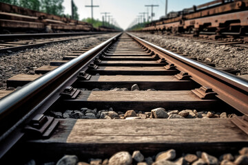 railway tracks. Generative AI
