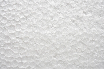 Obraz na płótnie Canvas White polystyrene foam texture background