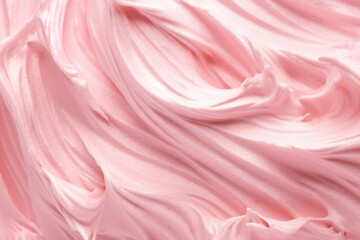 Fototapeta premium Close up of ice-cream and marshmellow texture. Generative AI 