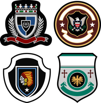 classic badge shield collection