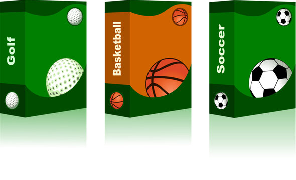 Sport box - Golf, Basketball, Soccer Ball