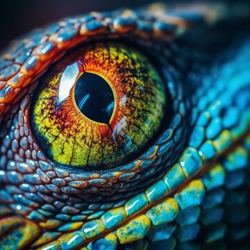 Colorful Snake's eye