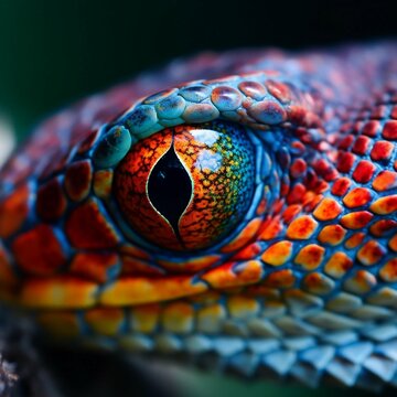 Close up to Snake's eye