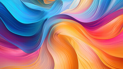 Obraz premium flow wave colorfull background