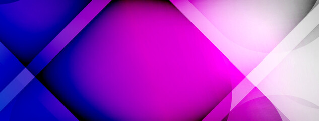 Fototapeta premium Light geometric abstract background with lines, circles