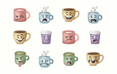 Cup Character Illustration