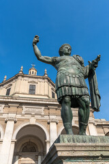 Obraz premium Milan, Italy - 05 May 2023: Basilica of San Lorenzo