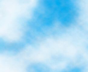 Obraz premium Editable vector background detail of white clouds in a blue sky