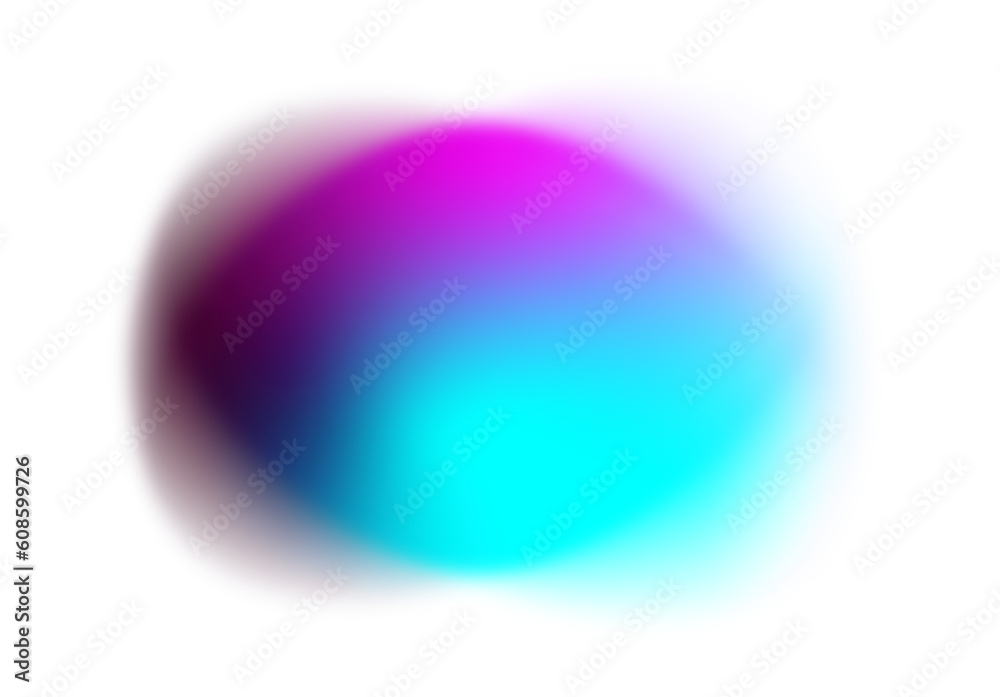 Aufkleber sphere gradient overlay. soft light leak element
