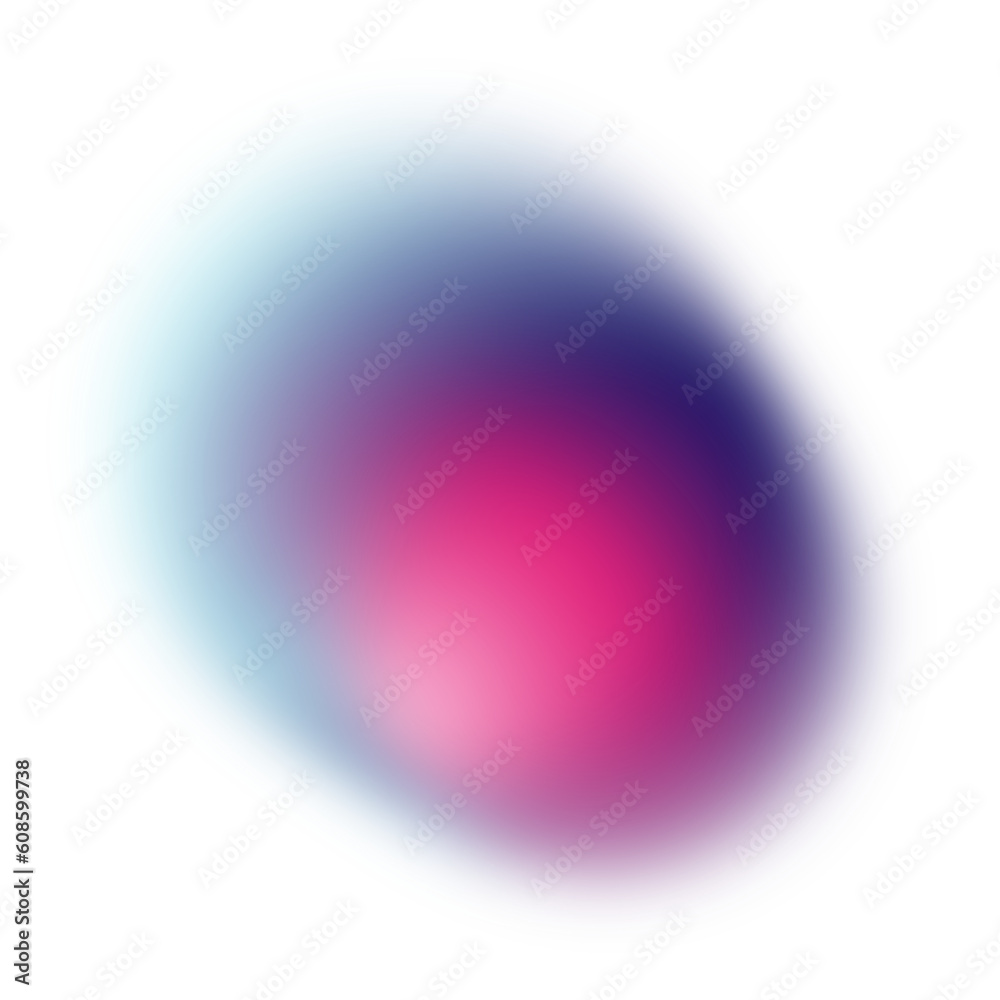 Aufkleber abstract blurry gradient color overlay
