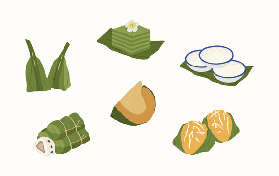 Thai Dessert Illustration