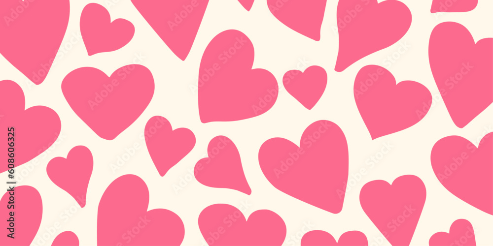 Poster abstract love shape pattern background