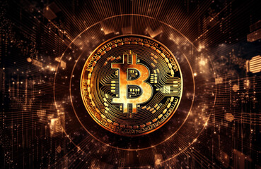 Bitcoin: The BTC Digital Gold Rush Crypto Currency - Disrupting Traditional Financial Systems,  Peer-to-Peer Exchange with Revolutionary Cryptography and Blockchain Technology